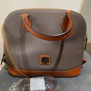 Dooney & Bourke Zip Zip Satchel (Elephant color)